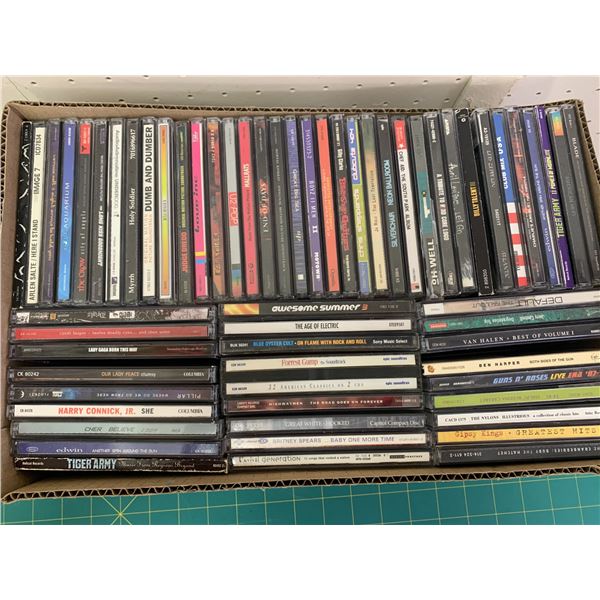 LOT OF 60 CDS CHER GUNS N ROSES LED ZEPPELIN