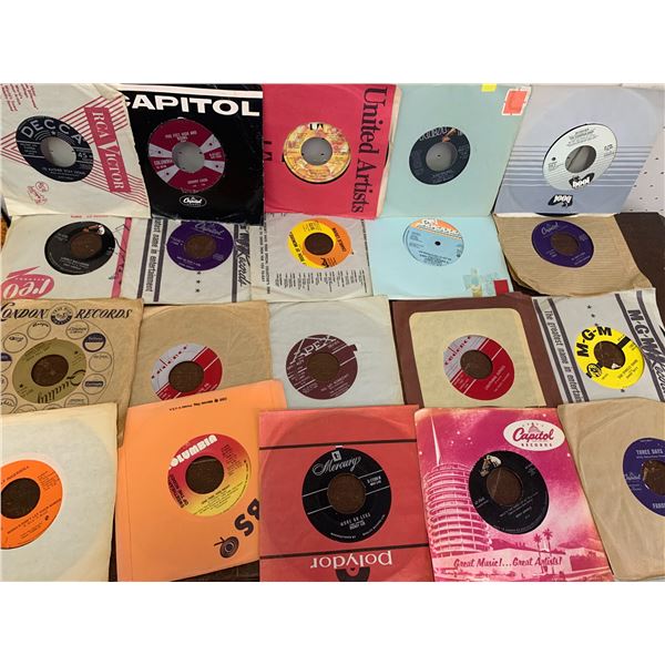 LOT OF 20 45RPM RECORDS