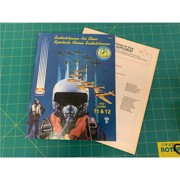 1987 SASKATCHEWAN AIR SHOW BOOK AND PROGRAM