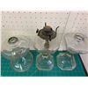 Image 2 : LOT OF 3 OIL LAMP BASES