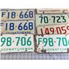 Image 4 : LOT OF SASK LICENCE PLATES