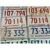 Image 3 : LOT OF SASK LICENCE PLATES
