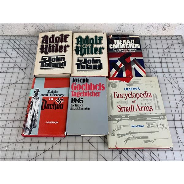 LOT OF WW2 RELATED BOOKS AND ENCYCLOPEDIA OF SMALL ARMS