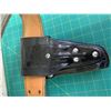 Image 2 : LEATHER HANDGUN HOLSTER AND BELT BIANCHI 27K