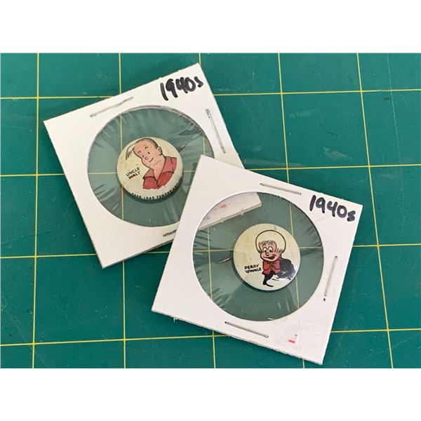 1940s UNCLE WALT PERRY WINKLE PINS