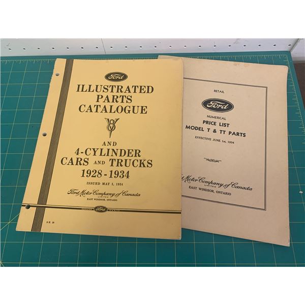 FORD 1928-1934 v8 CAR AND TRUCK ILLUSTRATED PARTS CATALOGUE