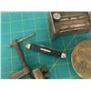 Image 3 : MISC LOT THIRD HAND TOOL POCKET KNIFE CUFFLINKS ETC