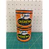 Image 1 : VINTAGE KEY WIND JACKS SNACKS CASHEW TIN CANS ONTARIO
