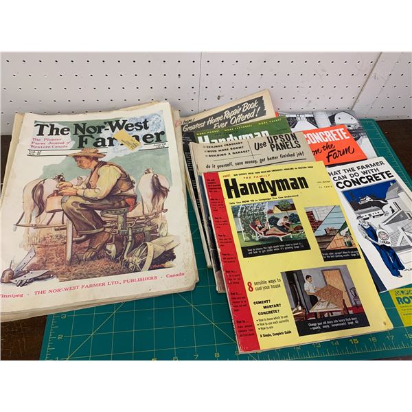 LOT OF 1920s NORWEST FARMER MAGAZINES AND OTHER FARMING PAPER