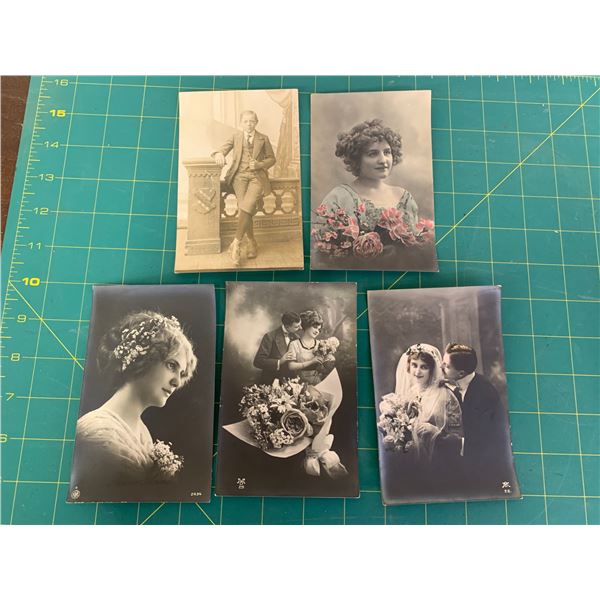 LOT OF OLD PHOTO POSTCARDS