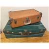 Image 1 : LOT OF 2 VINTAGE TIN SUITCASES