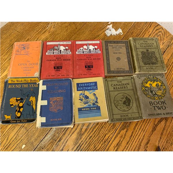 LOT OF OLD SCHOOL BOOKS