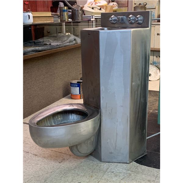 STAINLESS STEEL JAIL TOILET SINK