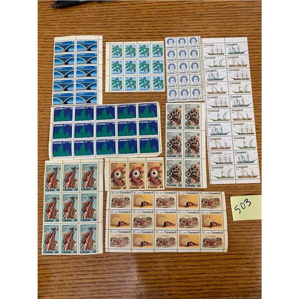 UNUSED VINTAGE CANADIAN POSTAGE STAMPS