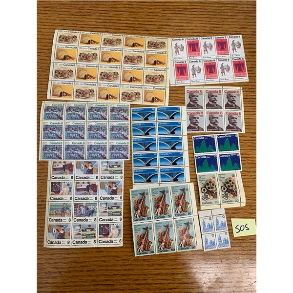 UNUSED VINTAGE CANADIAN POSTAGE STAMPS
