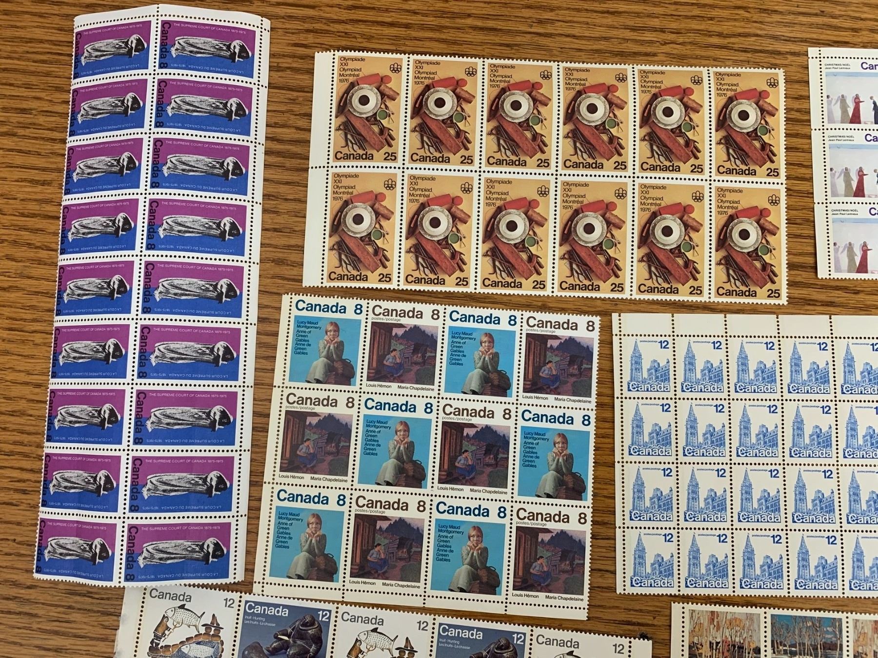 UNUSED VINTAGE CANADIAN POSTAGE STAMPS