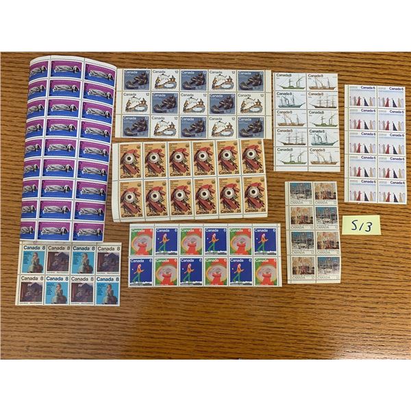 UNUSED VINTAGE CANADIAN POSTAGE STAMPS