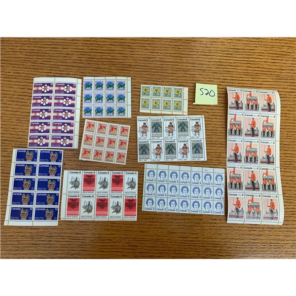 UNUSED VINTAGE CANADIAN POSTAGE STAMPS