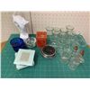 Image 1 : MISC LOT GLASS COASTERS ETC