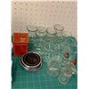 Image 3 : MISC LOT GLASS COASTERS ETC
