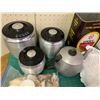 Image 4 : MISC LOT CANISTERS SEASHELLS ETC