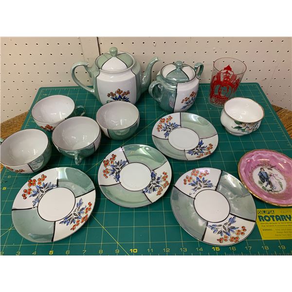 TEA SET AND OTHER CHINA ETC