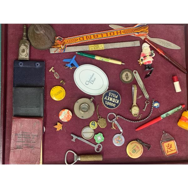 MISC LOT SMALLS PINS FLOATER PEN ETC