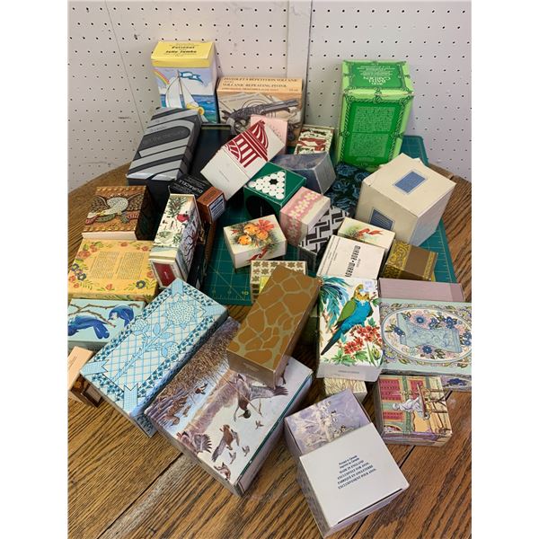 LOT OF VINTAGE AVON EMPTY BOXES ONLY