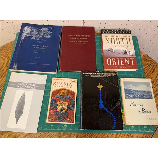 LOT OF BOOKS ENGINEERING RUSSIA ETC