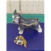 Image 2 : SCHNAUZER KINGSPOINT DESIGNS ENAMEL DOG TRINKET BOX AND MATCHING PENDANT