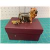 Image 1 : NOBILITY ENAMEL DOG TRINKET BOX AND MATCHING PENDANT