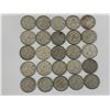 Image 1 : LOT OF 25 SILVER CANADIAN DIMES