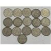 Image 1 : LOT OF 16 SILVER CANADIAN DIMES