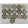 Image 2 : LOT OF 16 SILVER CANADIAN DIMES