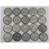 Image 1 : LOT OF 20 SILVER CANADIAN QUARTERS