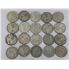 Image 2 : LOT OF 20 SILVER CANADIAN QUARTERS