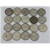 Image 1 : LOT OF 19 SILVER CANADIAN QUARTERS