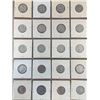 Image 2 : PAGE LOT OF 20 CANADIAN 5 CENT NICKELS