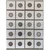 Image 2 : PAGE LOT OF 20 CANADIAN 5 CENT NICKELS
