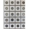 Image 2 : PAGE LOT OF 20 CANADIAN 5 CENT NICKELS