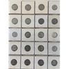 Image 2 : PAGE LOT OF 20 CANADIAN 5 CENT NICKELS
