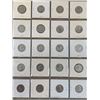 Image 2 : PAGE LOT OF 20 CANADIAN 5 CENT NICKELS