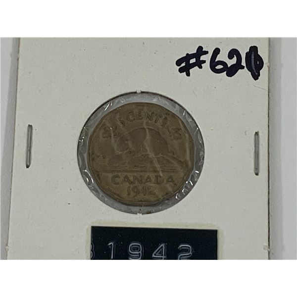 1942 CANADIAN NICKEL