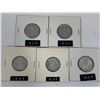 Image 1 : LOT OF CANADIAN NICKELS 1944 1945