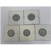 Image 2 : LOT OF CANADIAN NICKELS 1944 1945