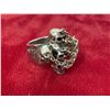 Image 1 : 925 SILVER BIKER RING SIZE 11