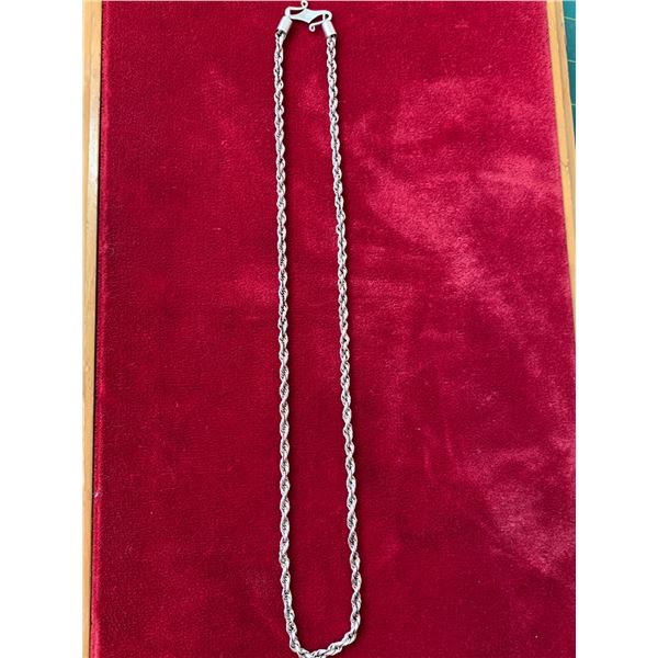 900 SILVER NECKLACE 22"