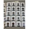 Image 3 : LOT OF 60 CANADIAN SMALL CENT PENNIES 1920s 30s
