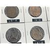 Image 2 : LOT OF 10 1912 CANADIAN LARGE CENT PENNIES