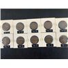 Image 1 : LOT OF 10 1915 CANADIAN LARGE CENT PENNIES
